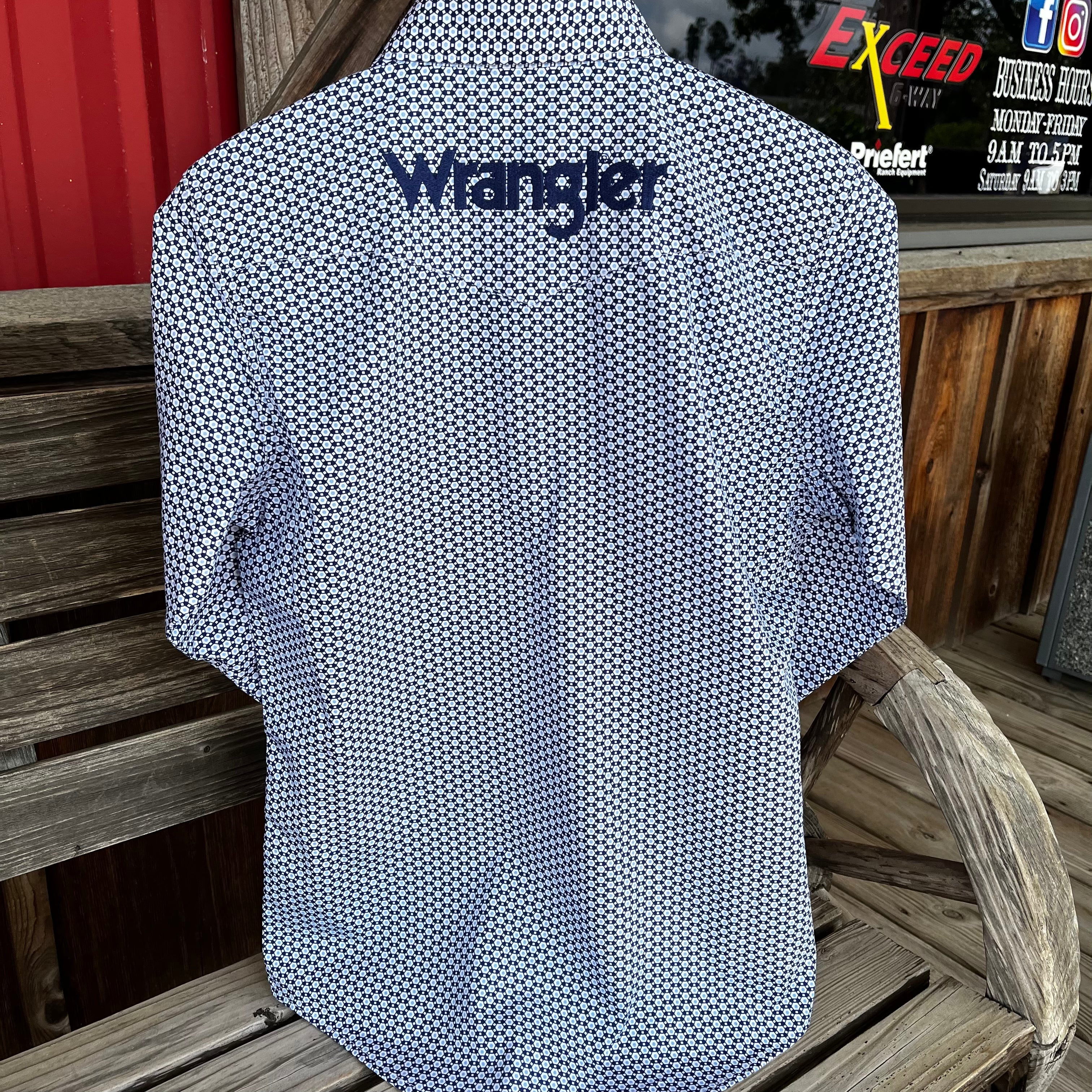 Blue Patterned Logo | Wrangler Boys