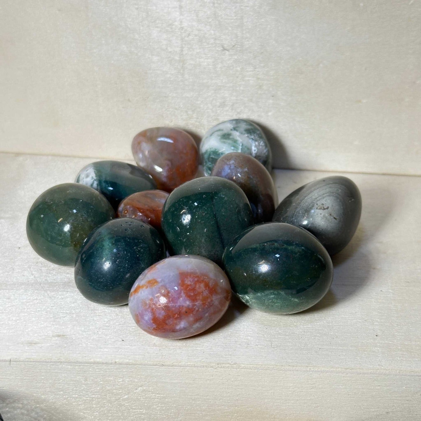 Fancy Jasper Tumbled Pocket Stone