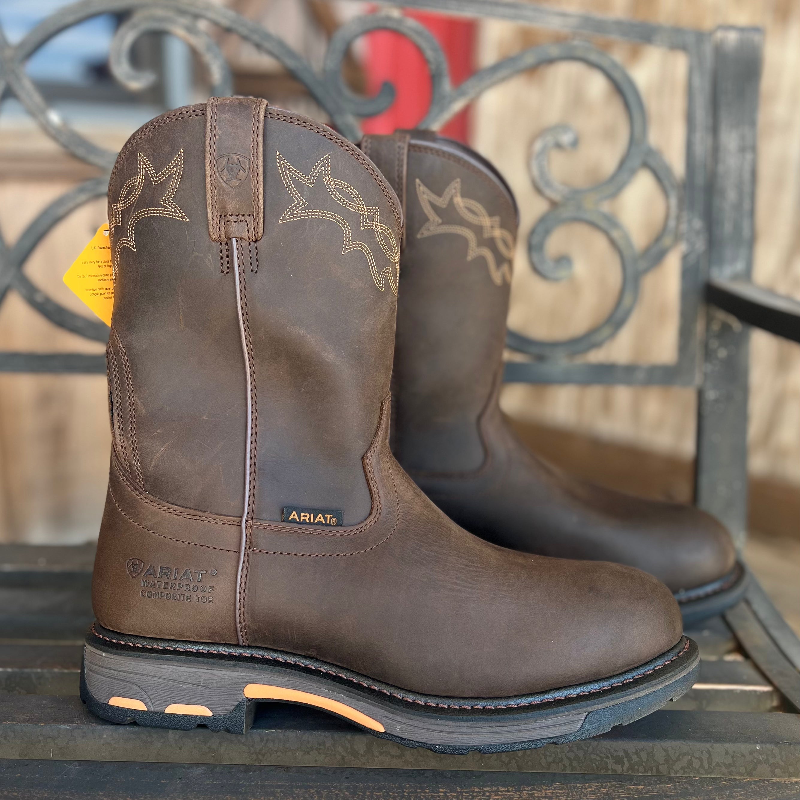Brown Workhog Composite Toe