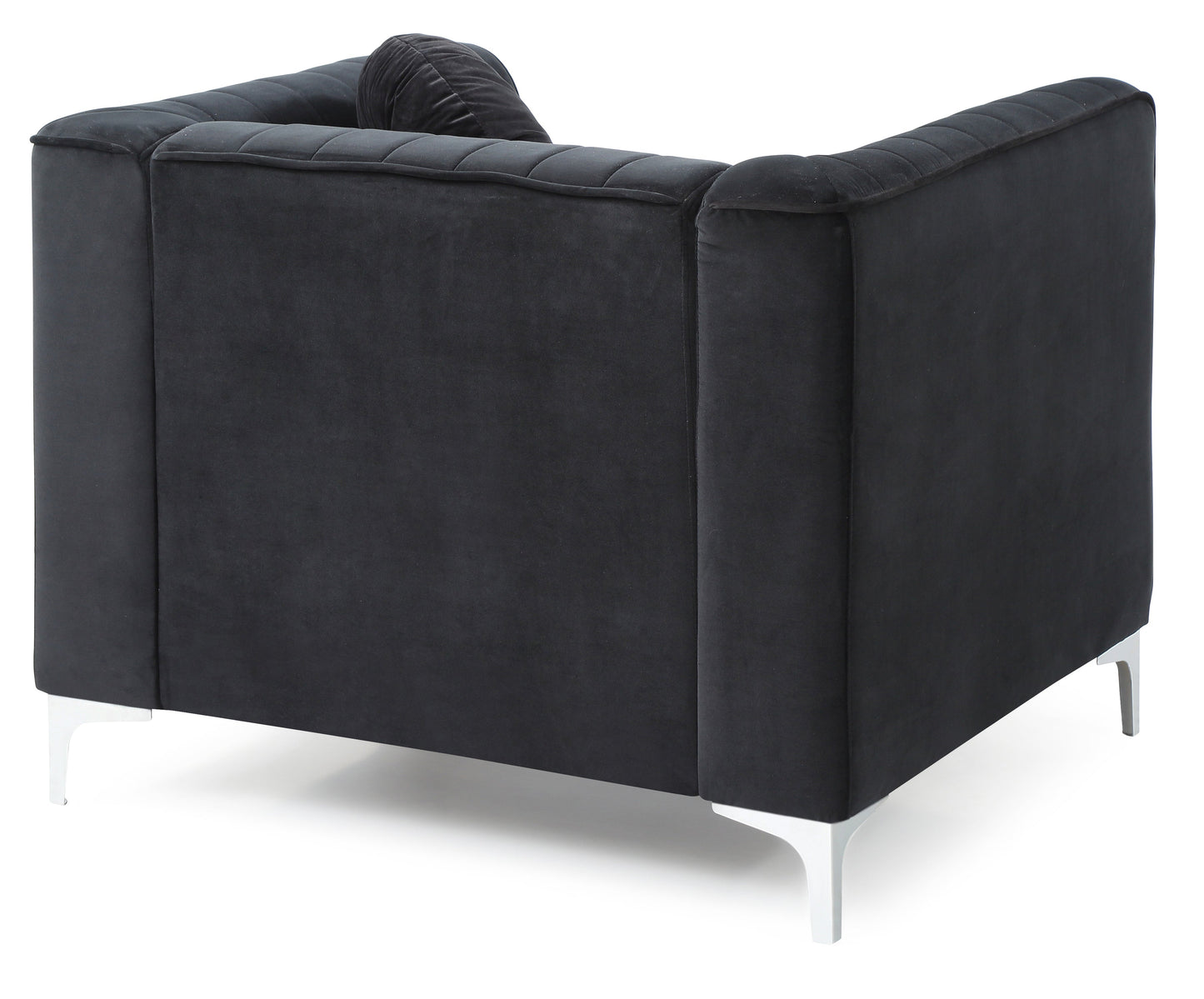 Sleek Modern Sloped Armchair