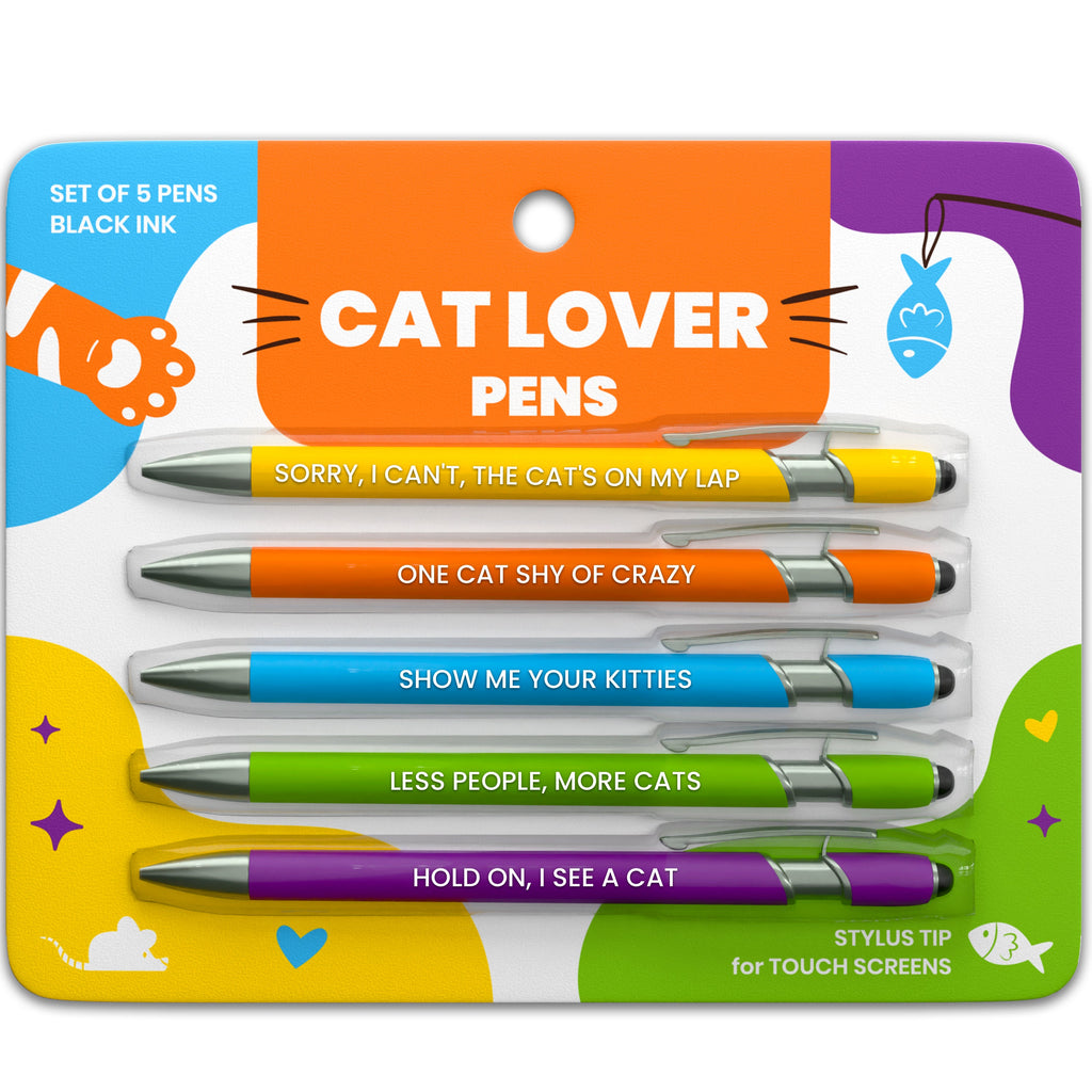 Cat-Themed Stylus Pen Sets