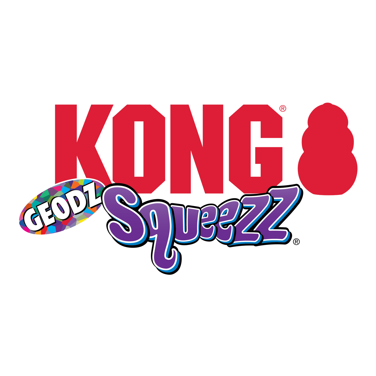 Kong Squeezz Geodz Large (2pk)