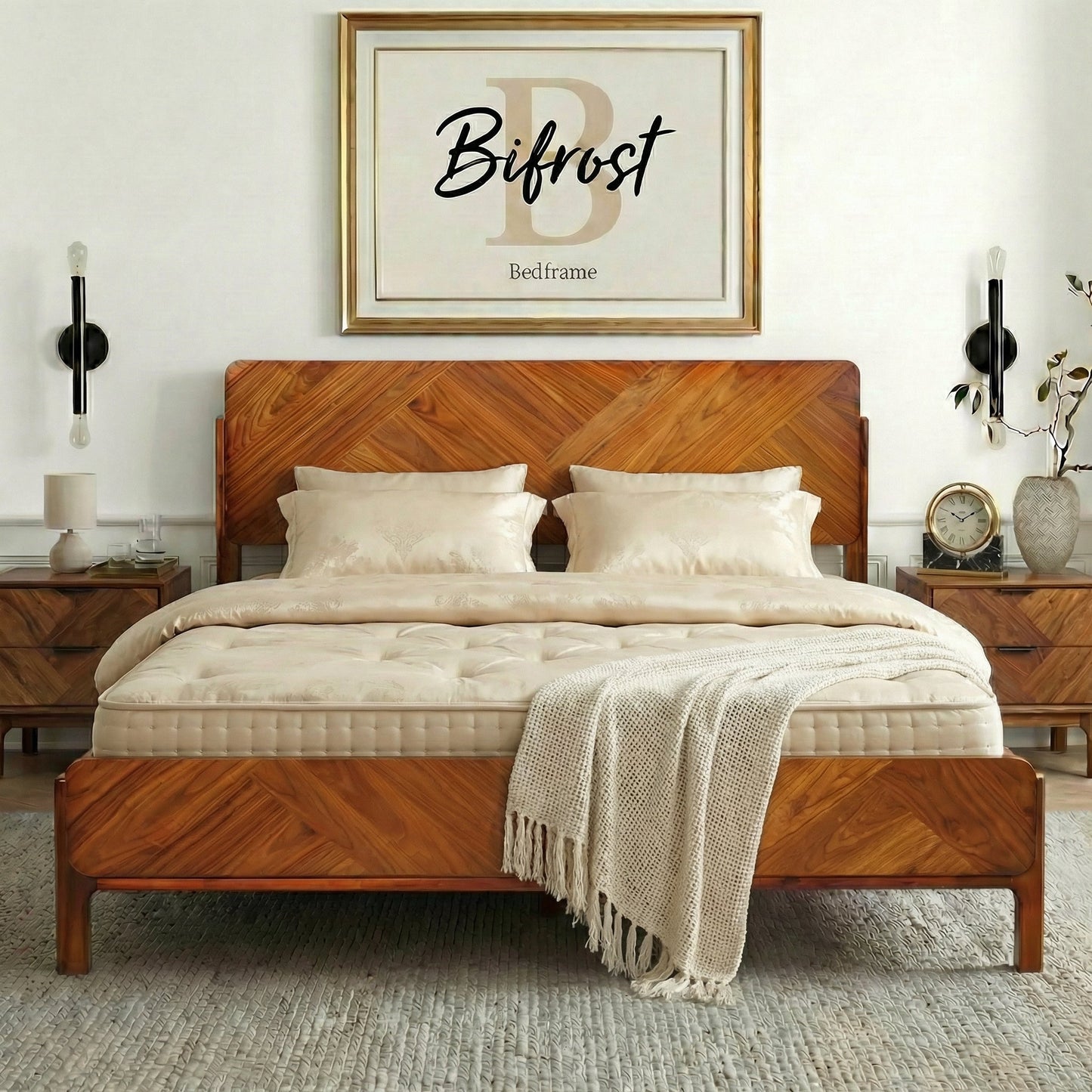 Bifrost Solid Wood Bed Frame