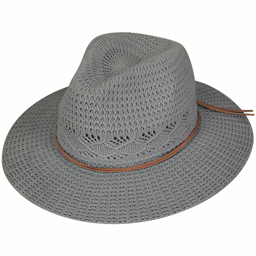 C.C Women's Cotton Knitted Panama Hat Sun