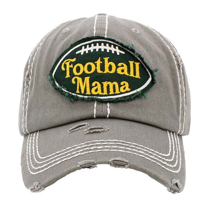 Football Mama Vintage Baseball Cap