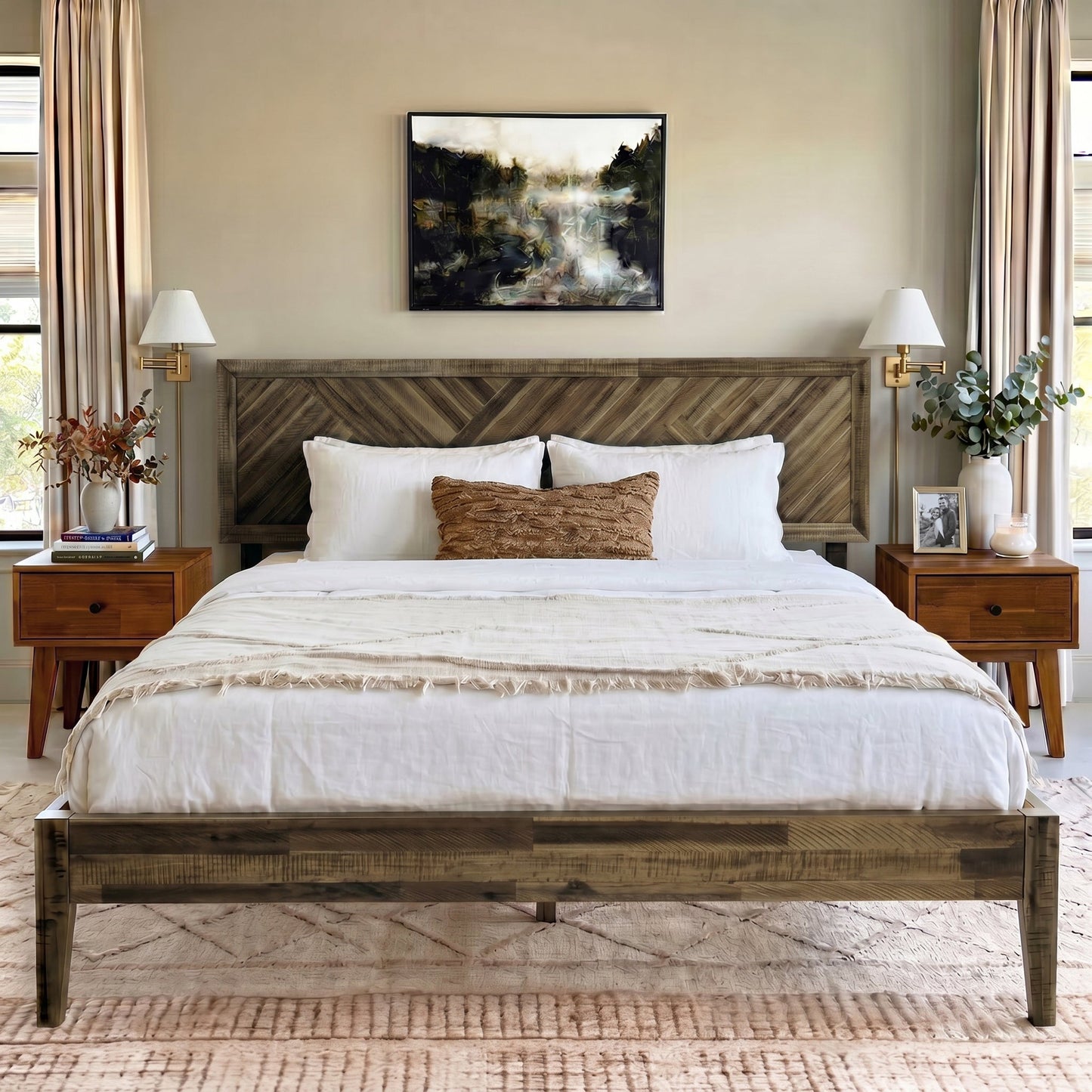 Sierra Solid Wood Bed Frame
