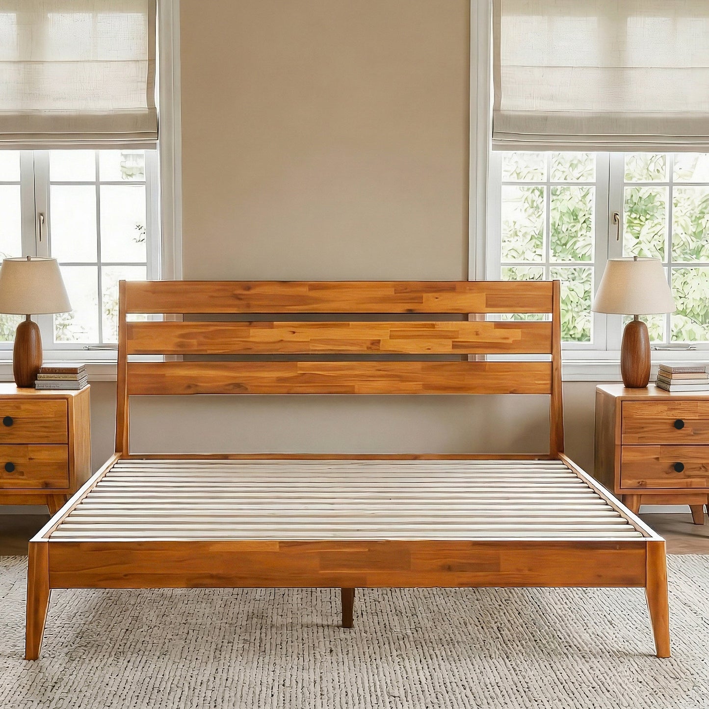 Emery Solid Wood Bed Frame