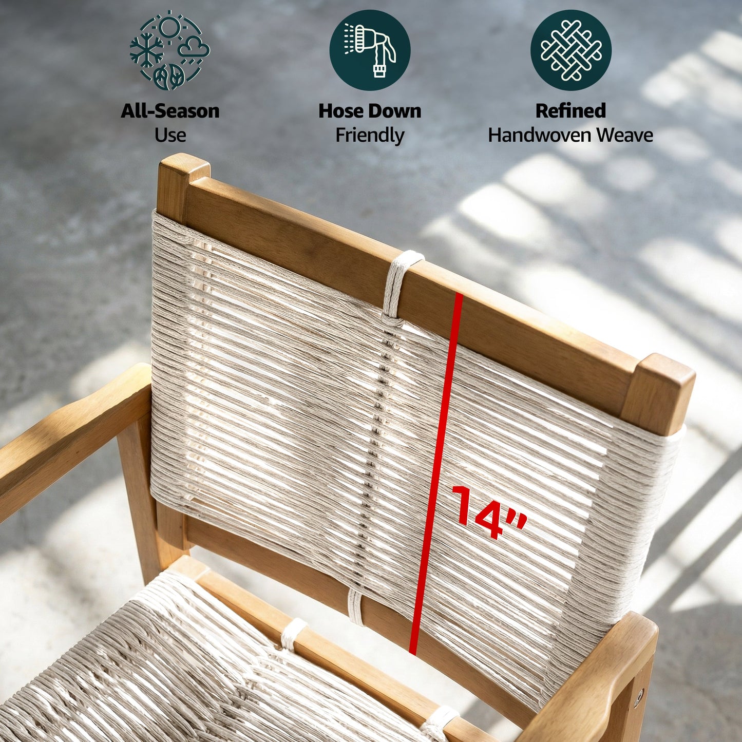 Heritage Wide Outdoor Armchair