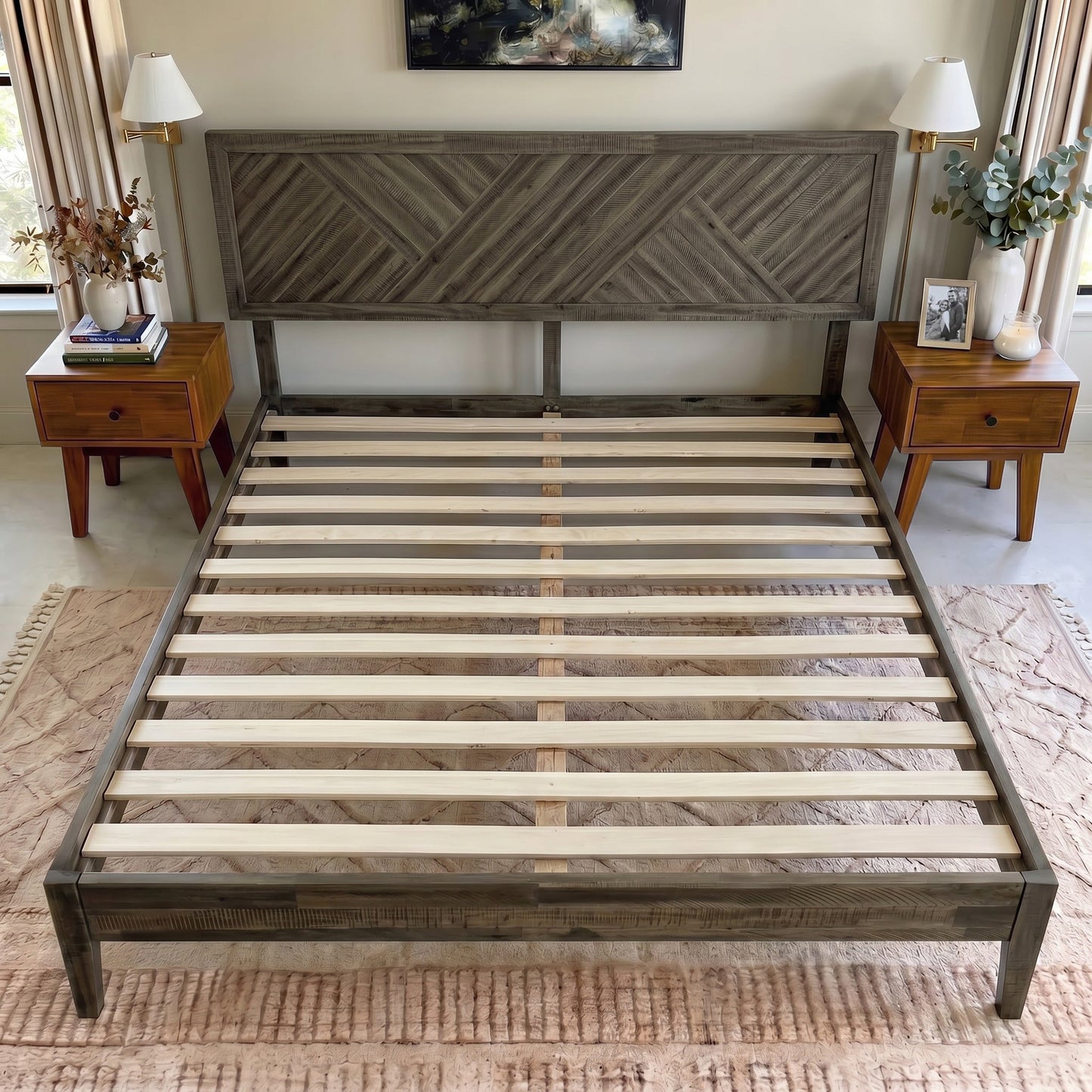 Sierra Solid Wood Bed Frame