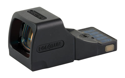 Holosun Technologies SCS -  Green Dot Sight -  Non-Magnified -  Fits S&W M&P 2.0 Fullsize 9/40 with Factory Optic Cut -  Green Ring & 2 MOA Dot -  Matte Finish -  Black -  Solar with Internal Battery
