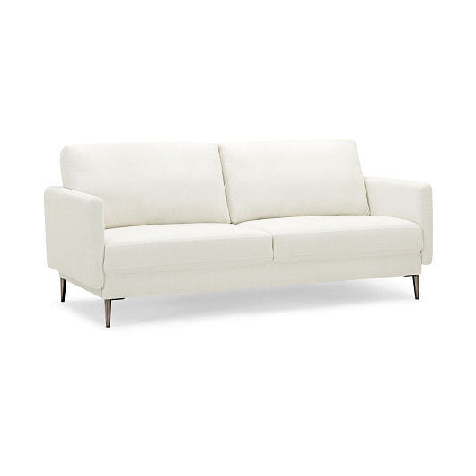 Modern Loveseat with Comfy Backrest Cushions-Gray