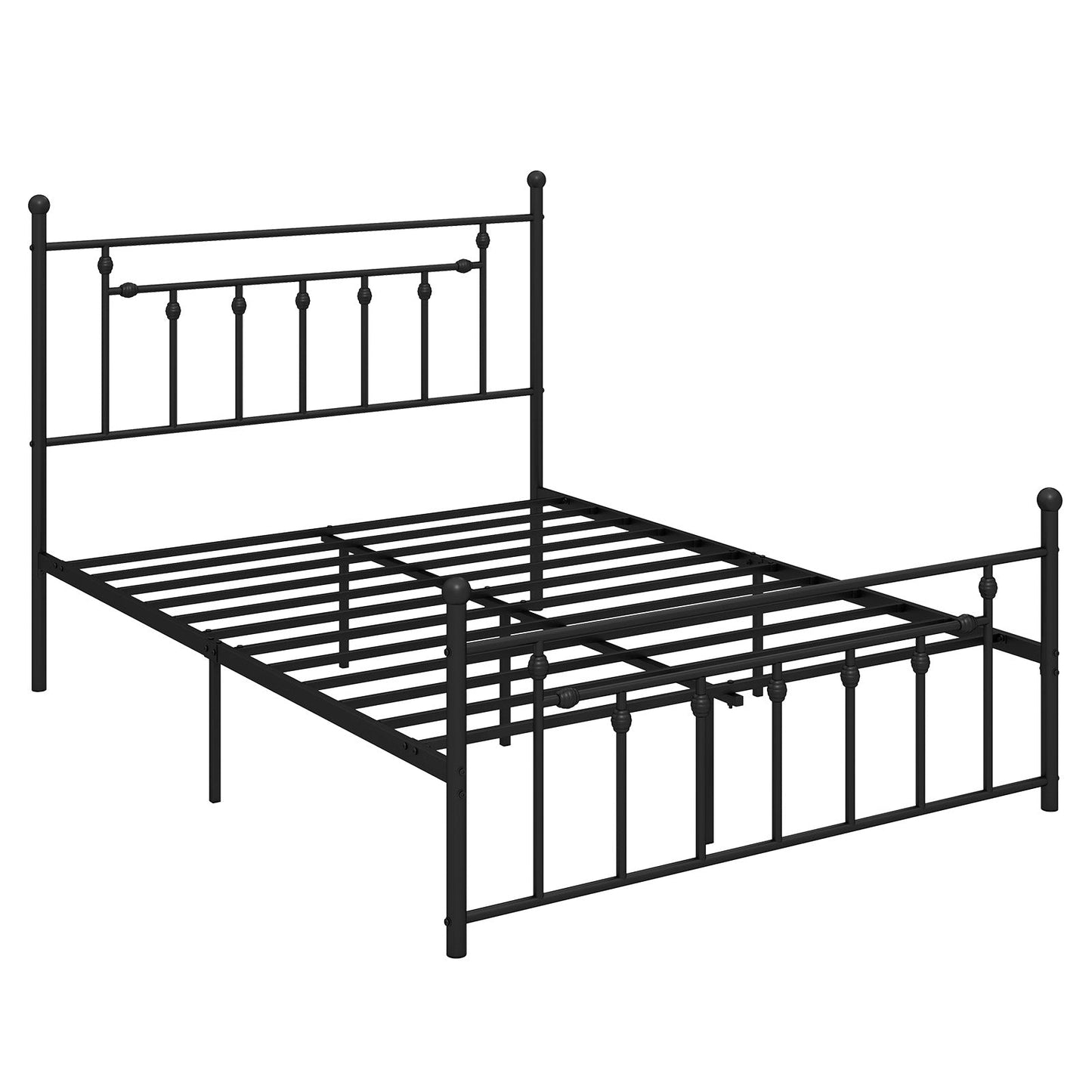 Full/Queen/Twin Size Heavy-duty Metal Bed Frame with Headboard