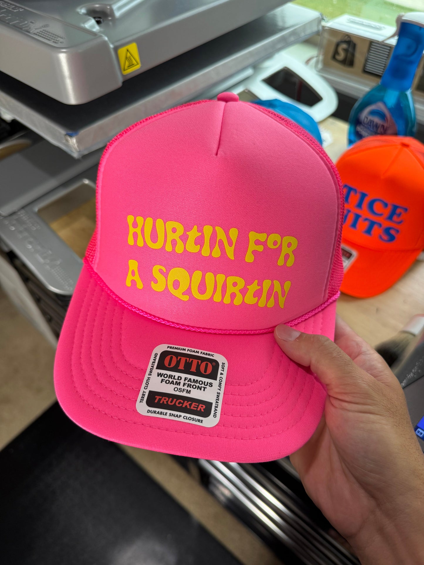 Hurtin for a Squirtin Trucker Hat