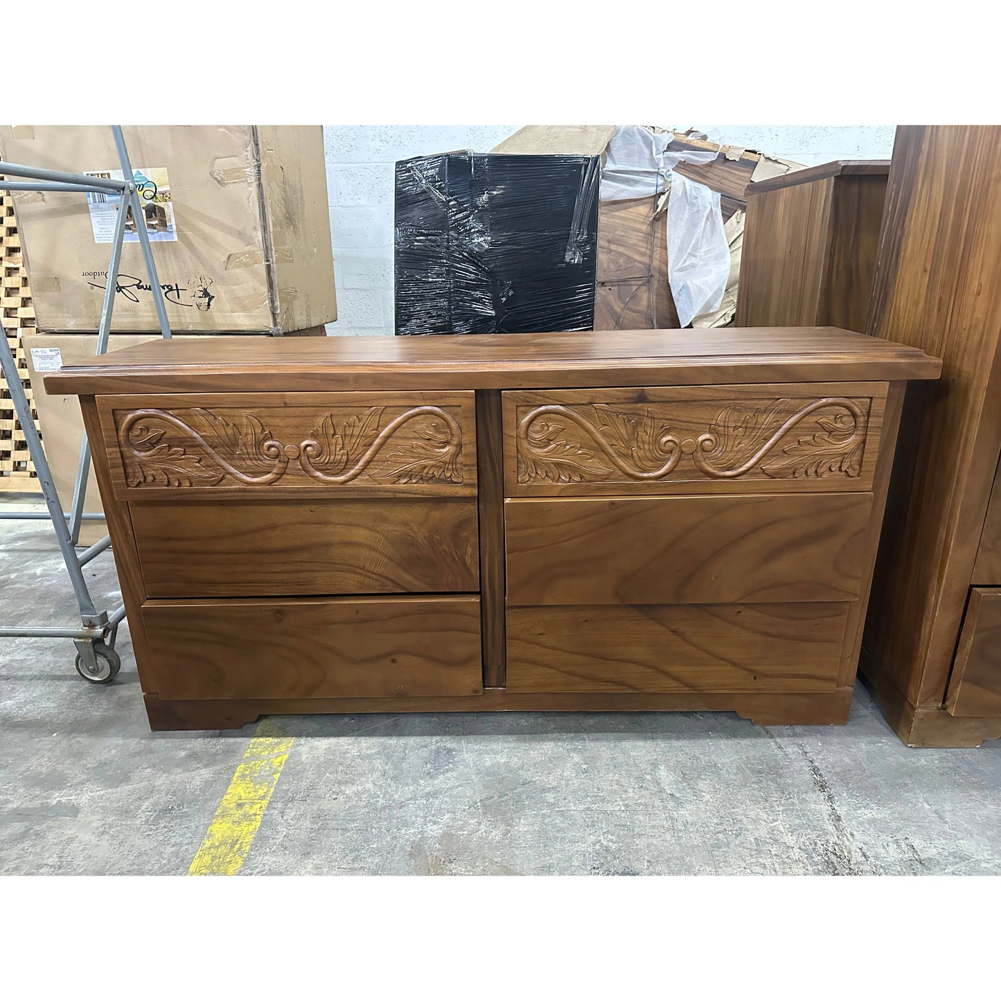 Balinese Carved Dresser (C)