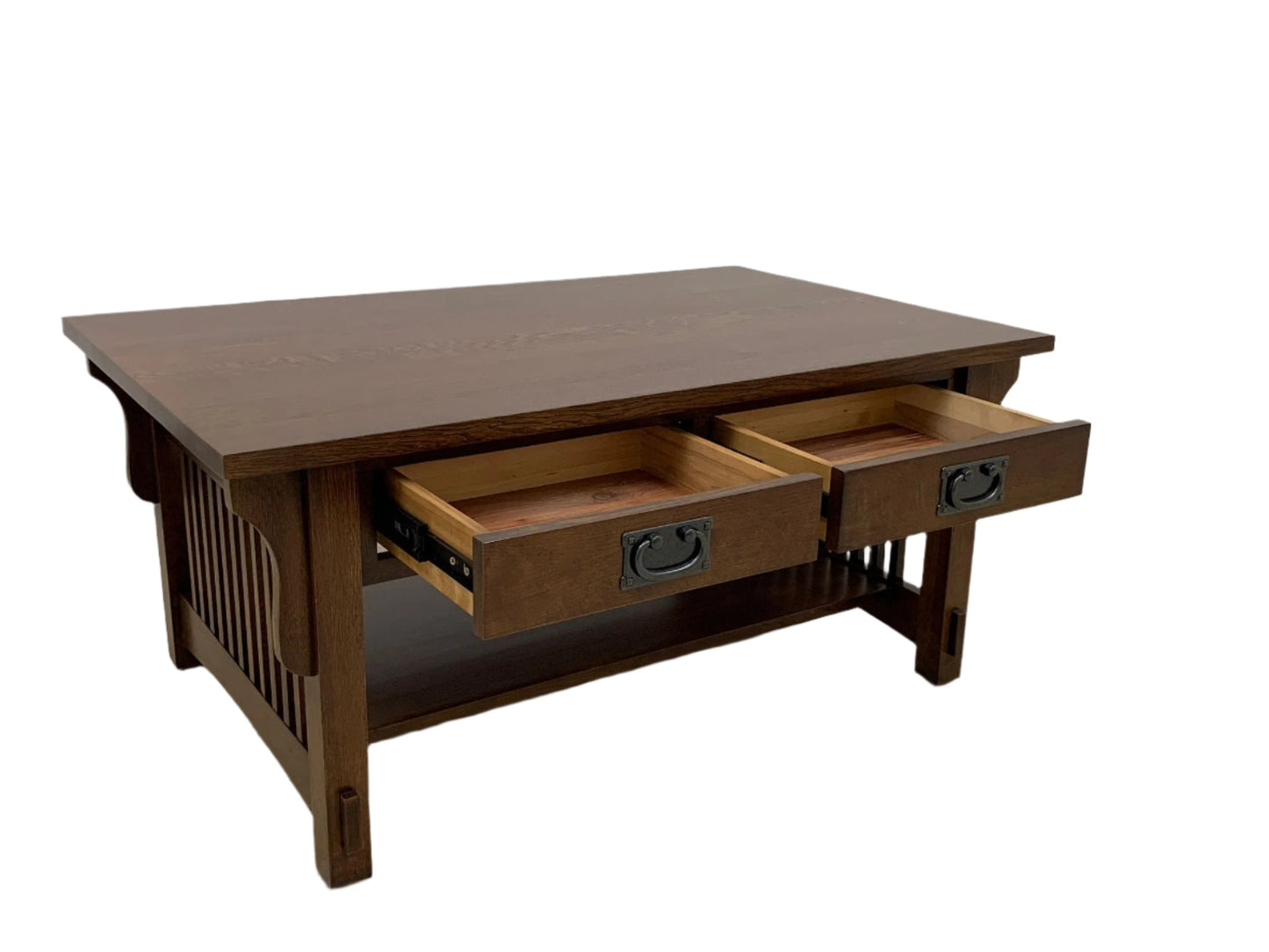 Mission Crofter 4 Drawer Coffee Table with Spindles - 40"