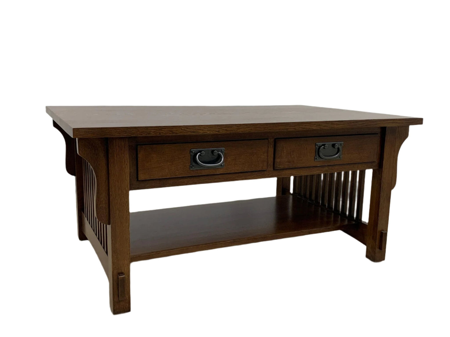 Mission Crofter 4 Drawer Coffee Table with Spindles - 40"