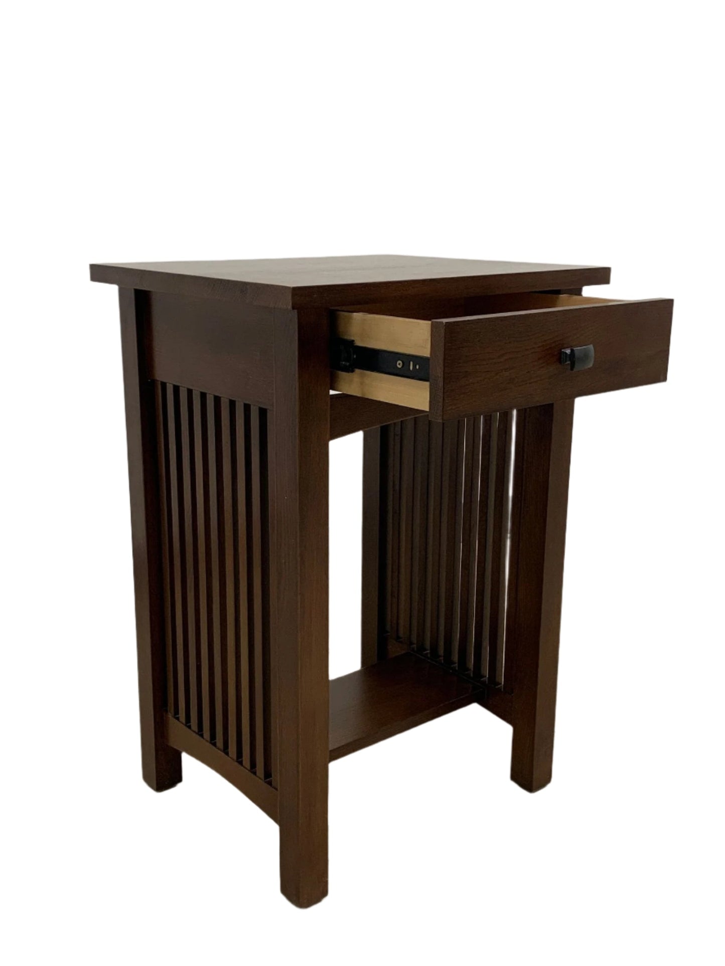 Mission 1 Drawer Spindle End Table