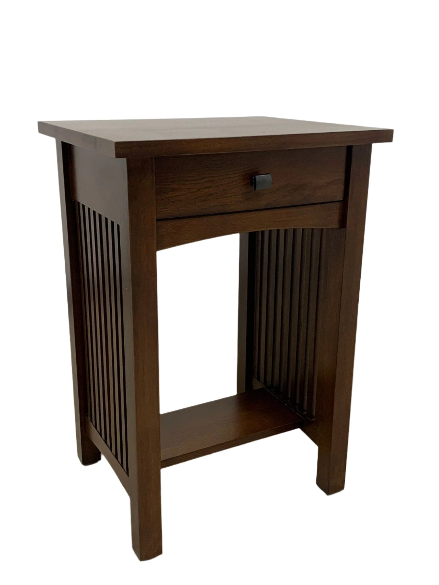 Mission 1 Drawer Spindle End Table