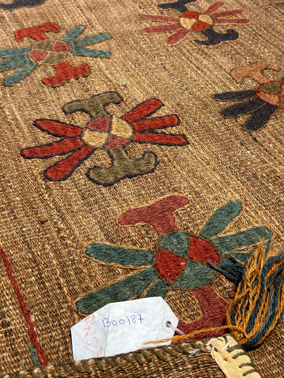 Afghan Kilim Handwoven flatweave Rug – size 5' 2" x 6' 10"