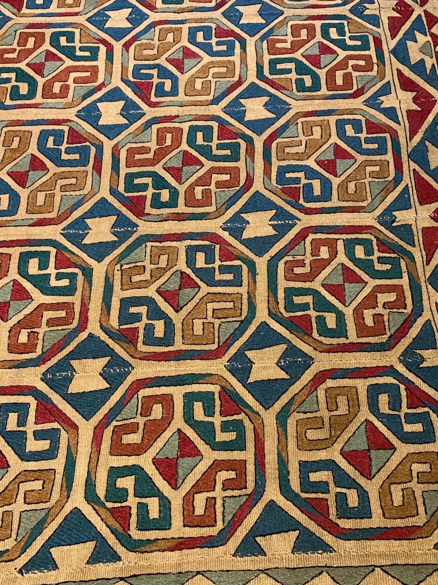 Afghan Kilim Handwoven flatweave Rug – size 4' 5" x 7' 8"