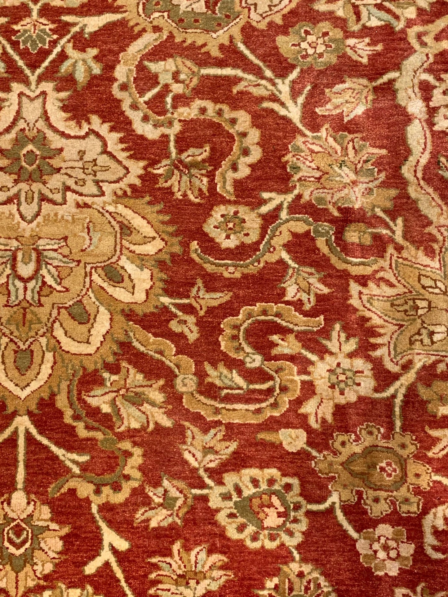 Sultanabad 100% wool Hand Made Rug - size 9" x 12"  (P)