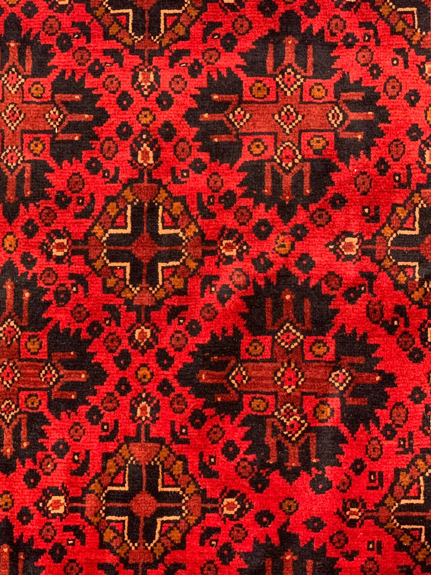 Terkaman Tribal Afghan Oriental Rug, size 3" 10" x 15' 6"  (C)