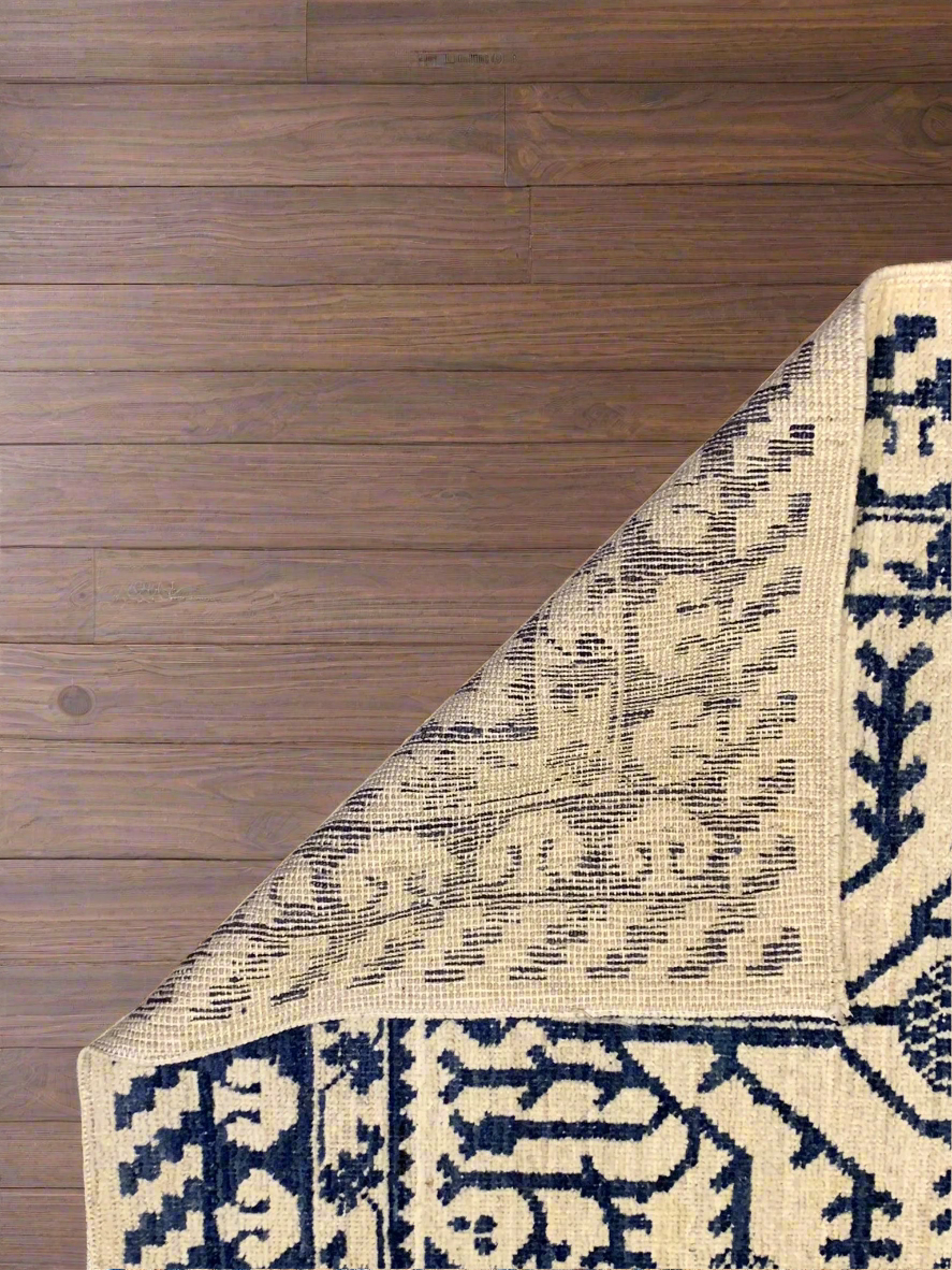 Khotan Pomegranate design Oriental Rug, 3' x 12' (D)