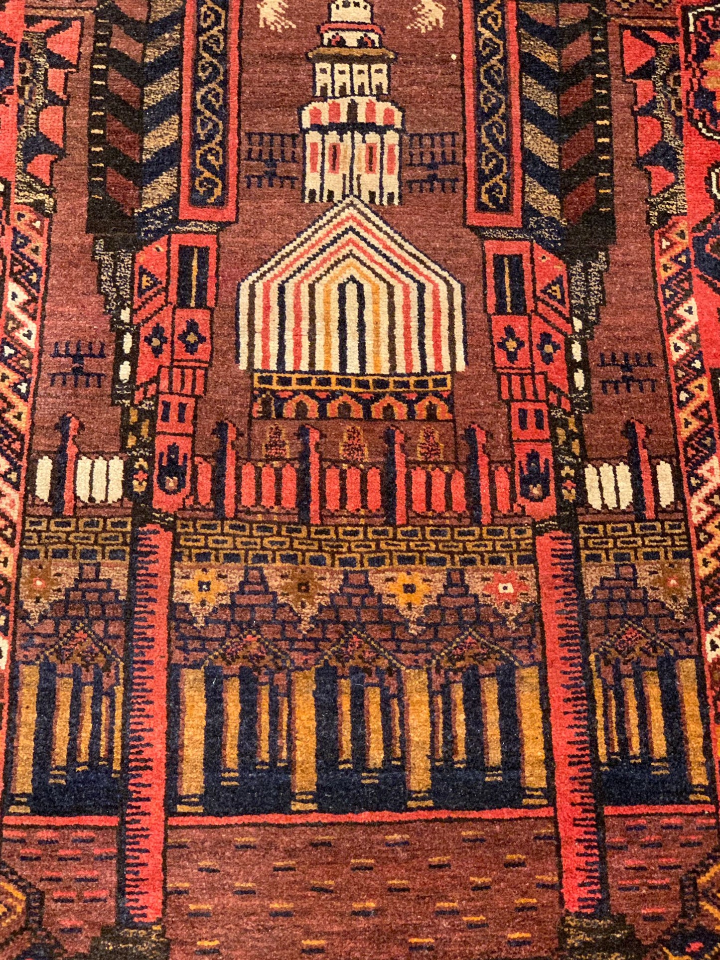 Terkaman Tribal Baluch Oriental Rug;  2' 6"x 4" (A)