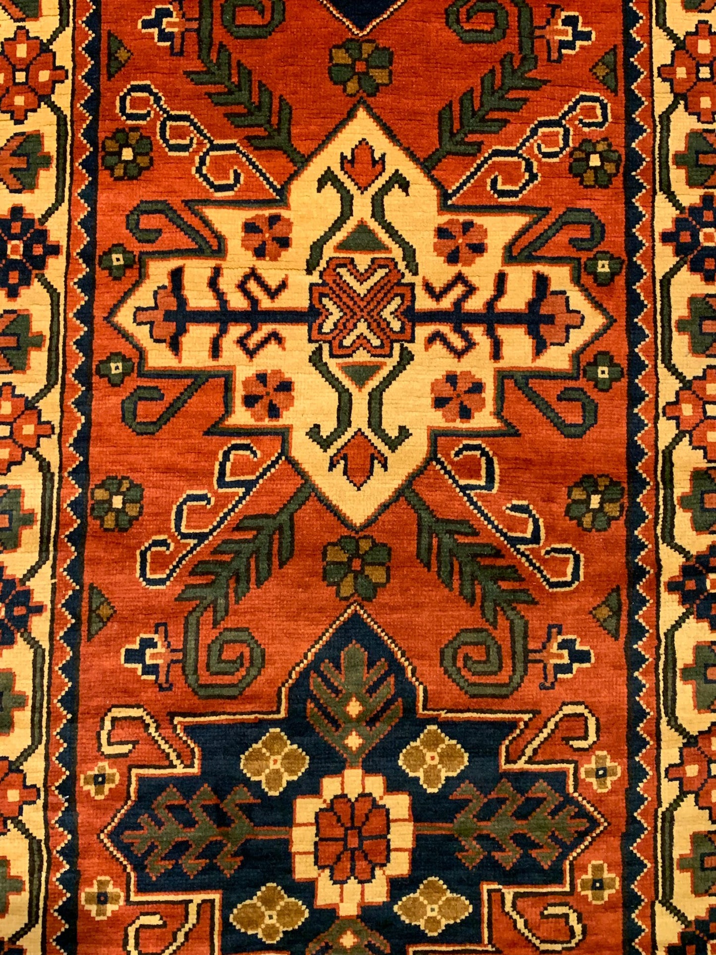 Terkaman Tribal Afghan Oriental Rug, size, 2' 10" x 10' 4"(Q)