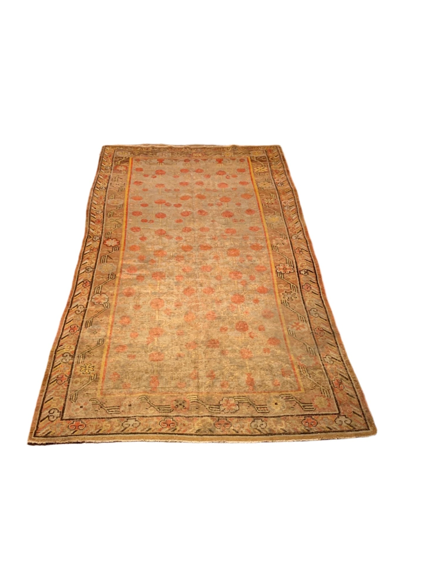 Antique Khotan Samarkand Rug, circa 1910's, 5' 2" x 10' 2"
