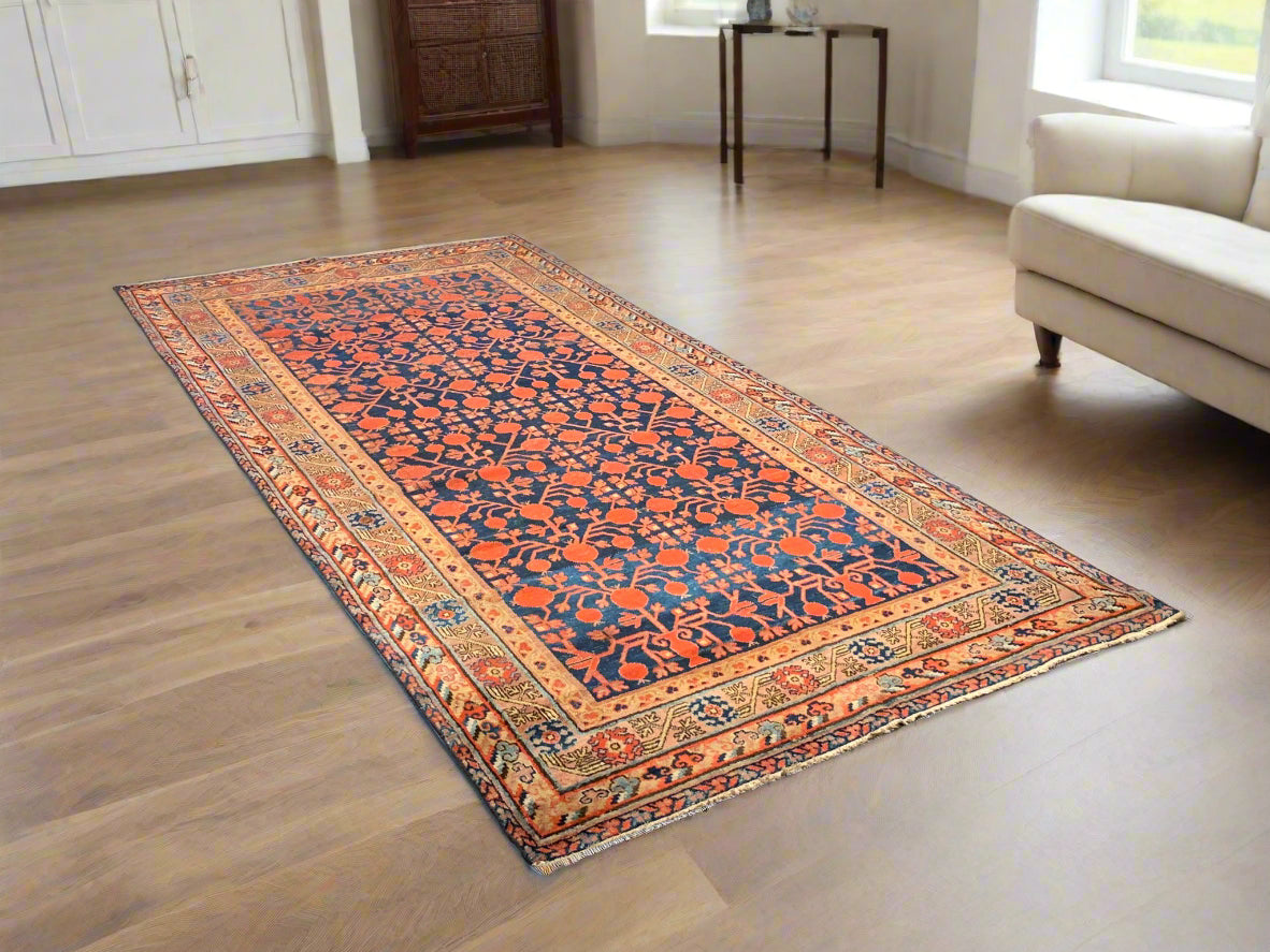 Antique Khotan Samarkand Rug, circa 1910's, 5' 7" x 11' 7"