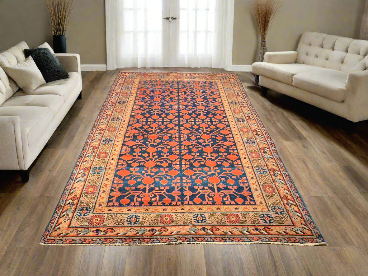 Antique Khotan Samarkand Rug, circa 1910's, 5' 7" x 11' 7"