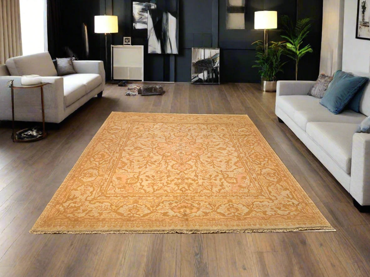 Sultanabad 100% wool Hand Made Rug, 7' 10" x 10' (P)