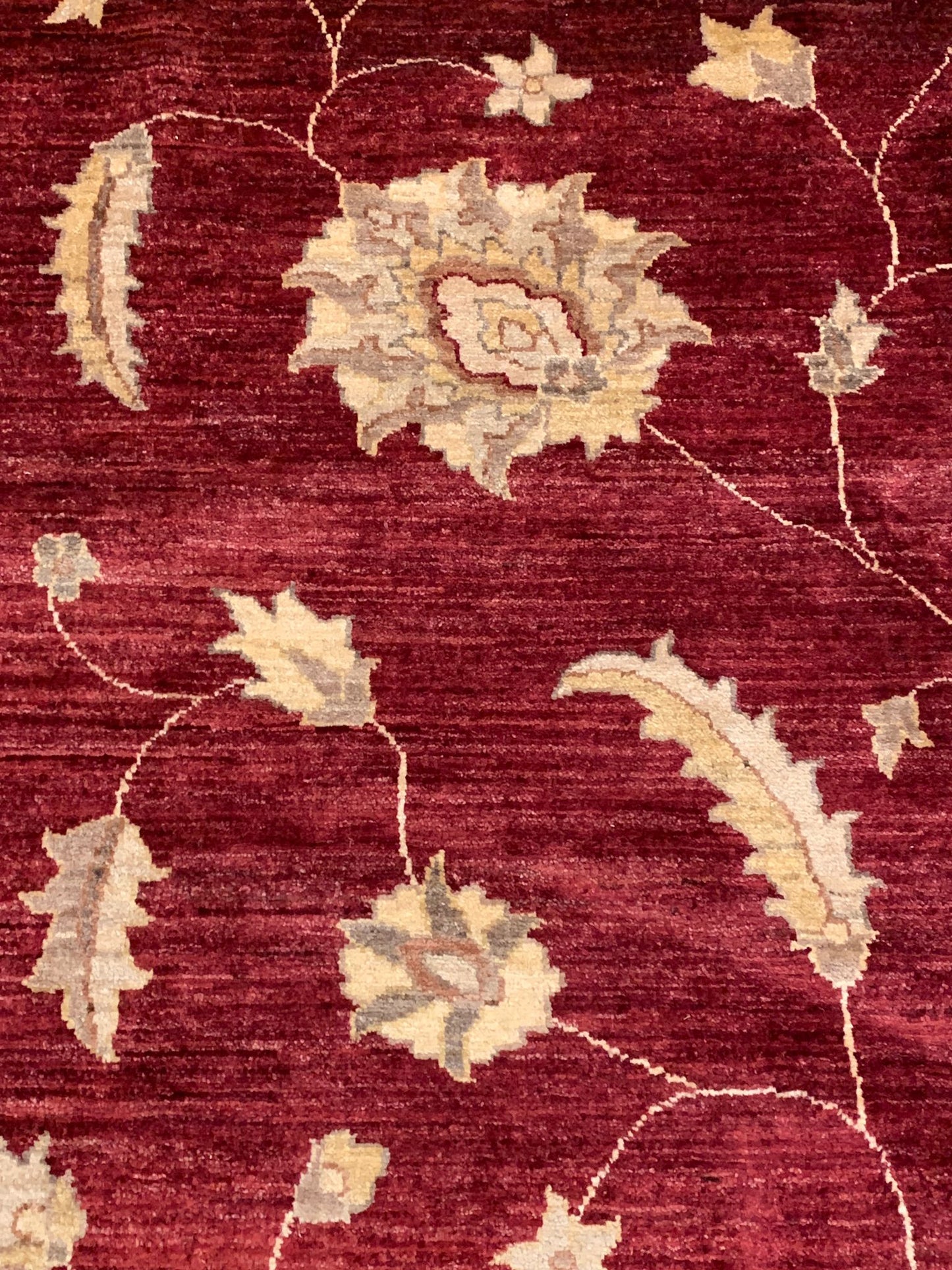 Hand-Knotted Sultanabad Vegetable-Dyed Wool Rug, 8' x 9' 7" (K)