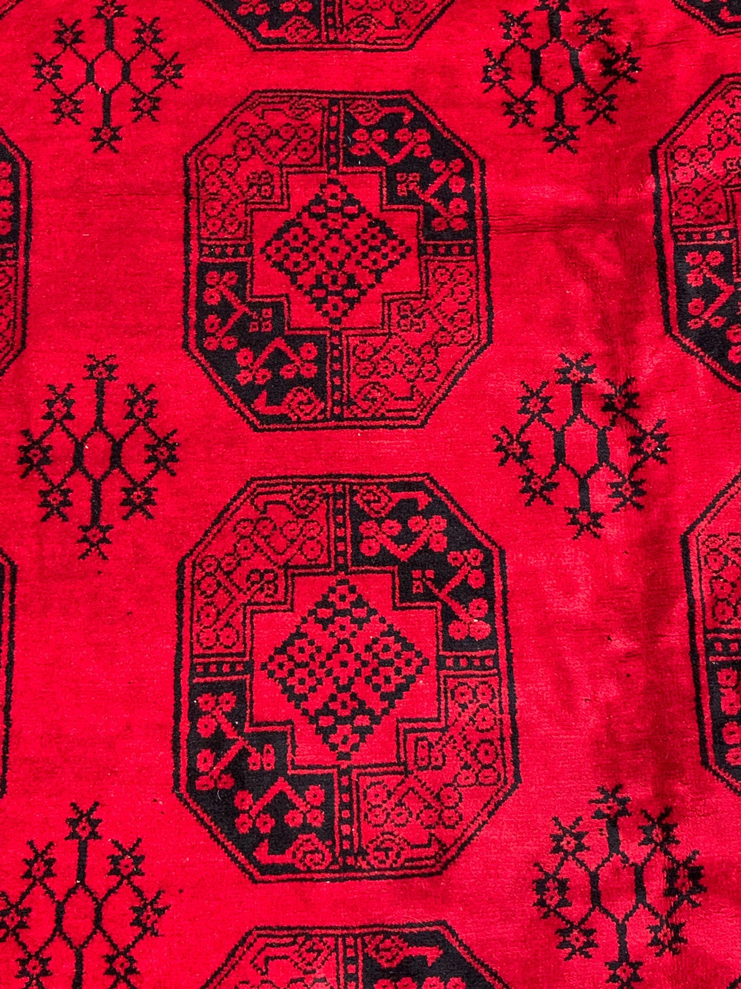Terkaman Tribal Afghan Oriental Rug, 8' 8" x 11' 3" (C) Fielpa