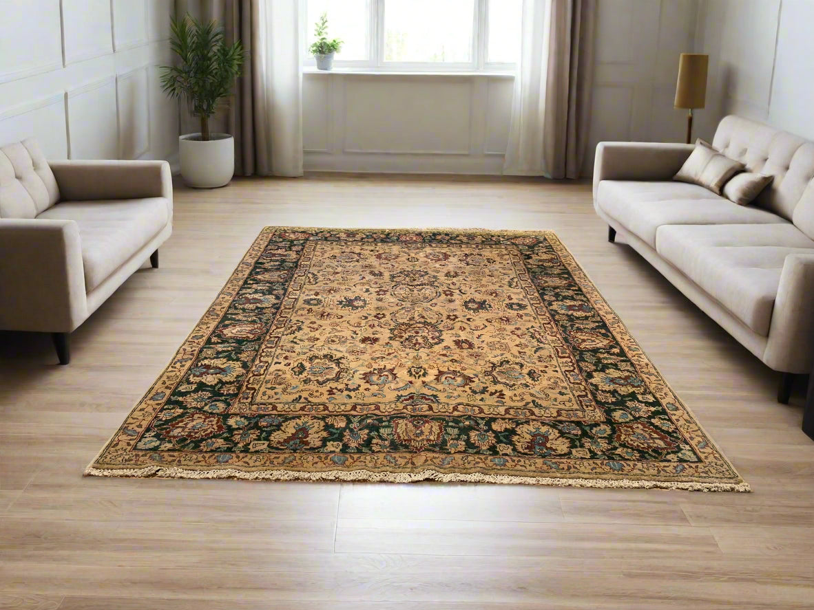 Sultanabad 100% wool Hand Made Rug, 8' x 10' (p)