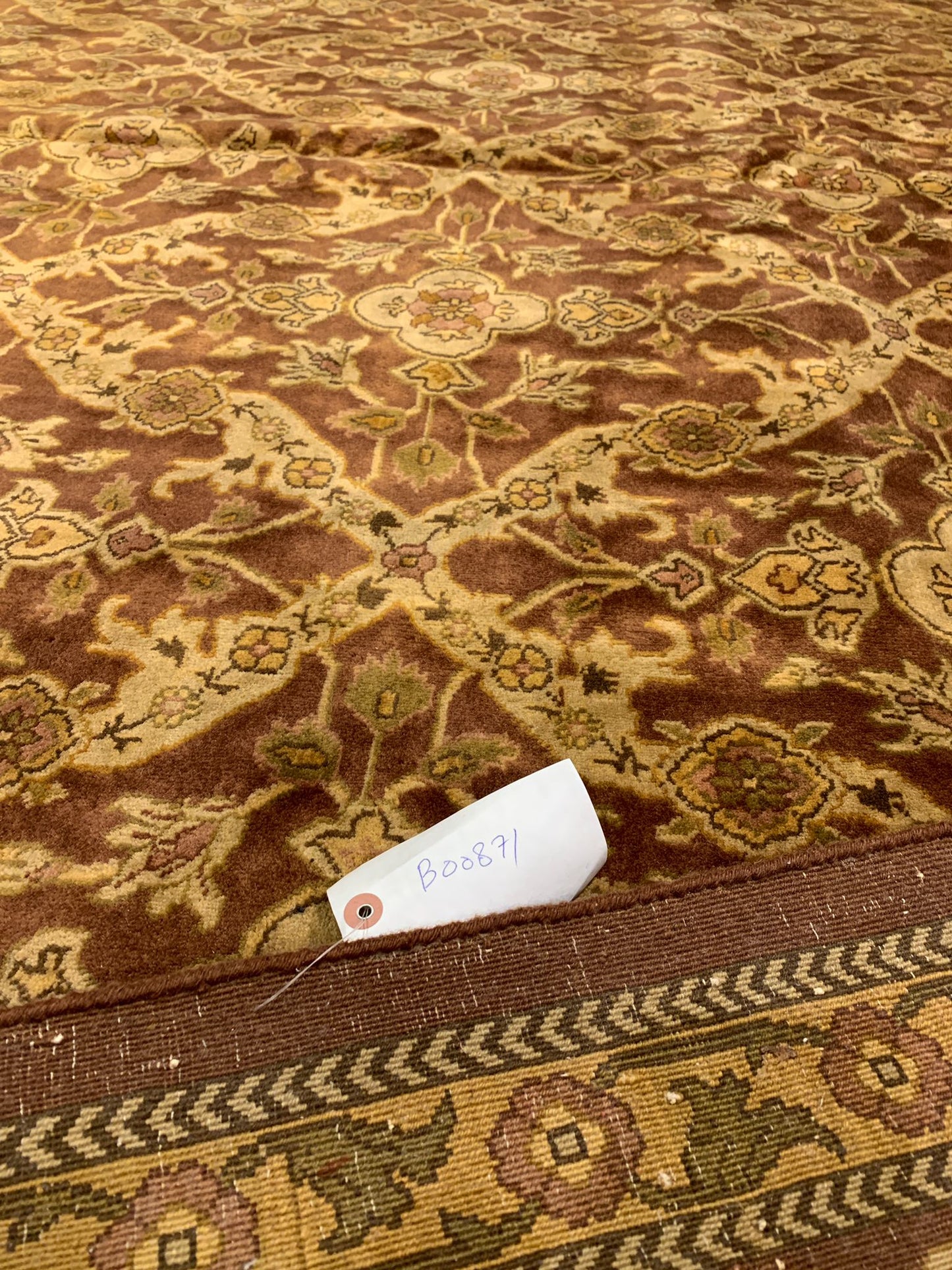 Sultanabad 100% wool Hand Made Rug, 7' 9" x 9' 8" (P)