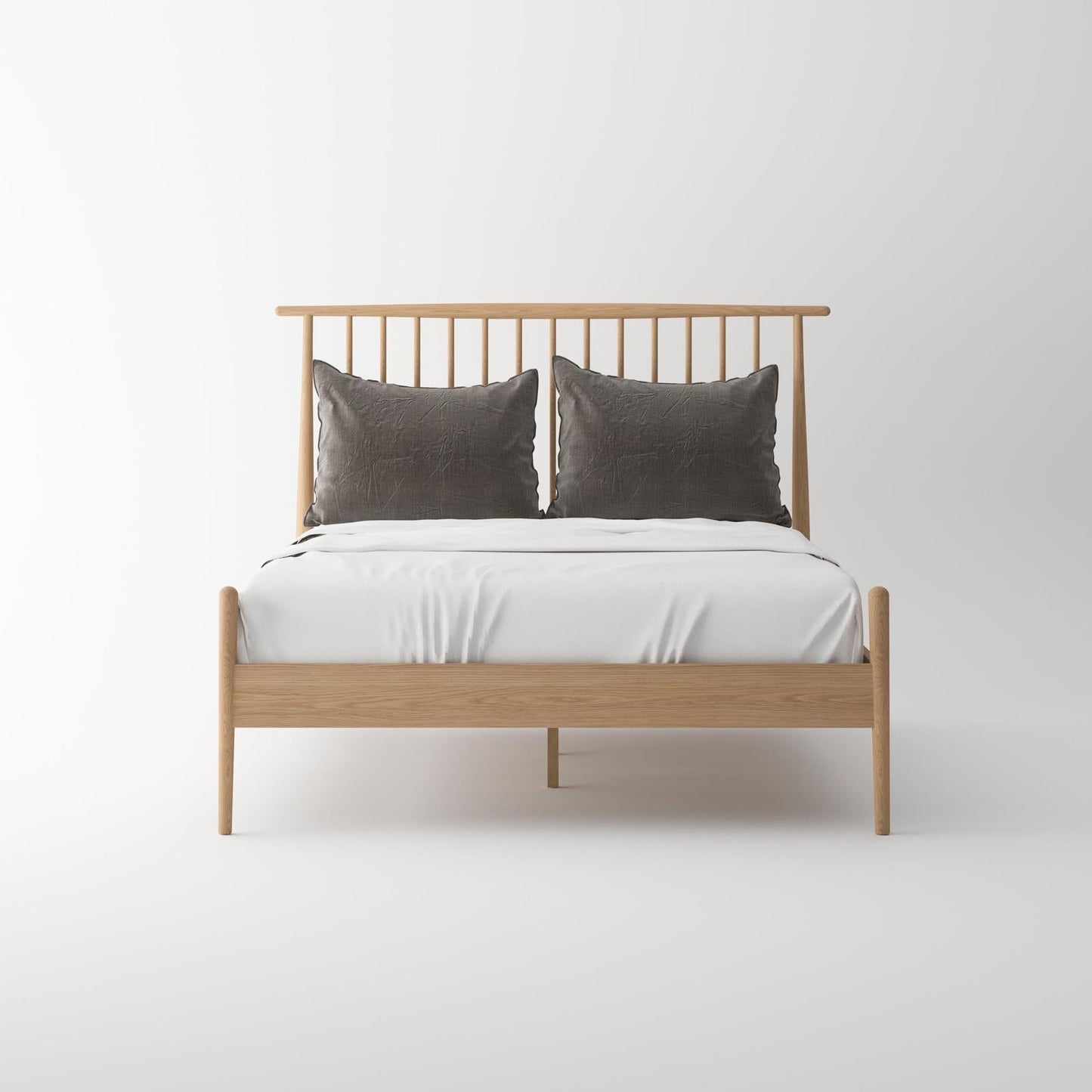 Isabella Mid Century Bedroom Set - Solid American White Oak