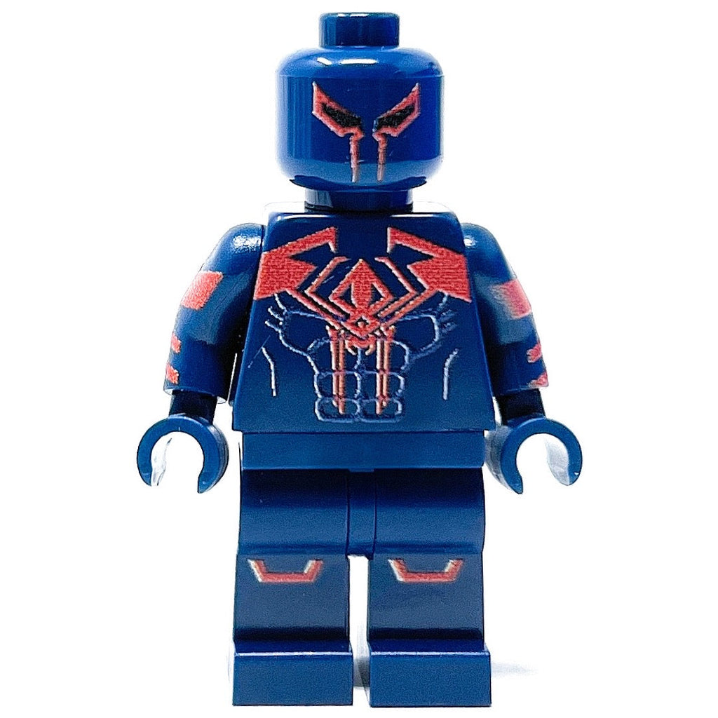 Minifig personnalisée Spider-Man 2099 fabriquée avec des pièces LEGO - B3 Customs