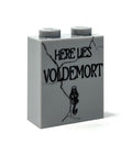 Pierre tombale de Voldemort (Halloween) (brique 1x2x2) fabriquée à l'aide de pièces LEGO