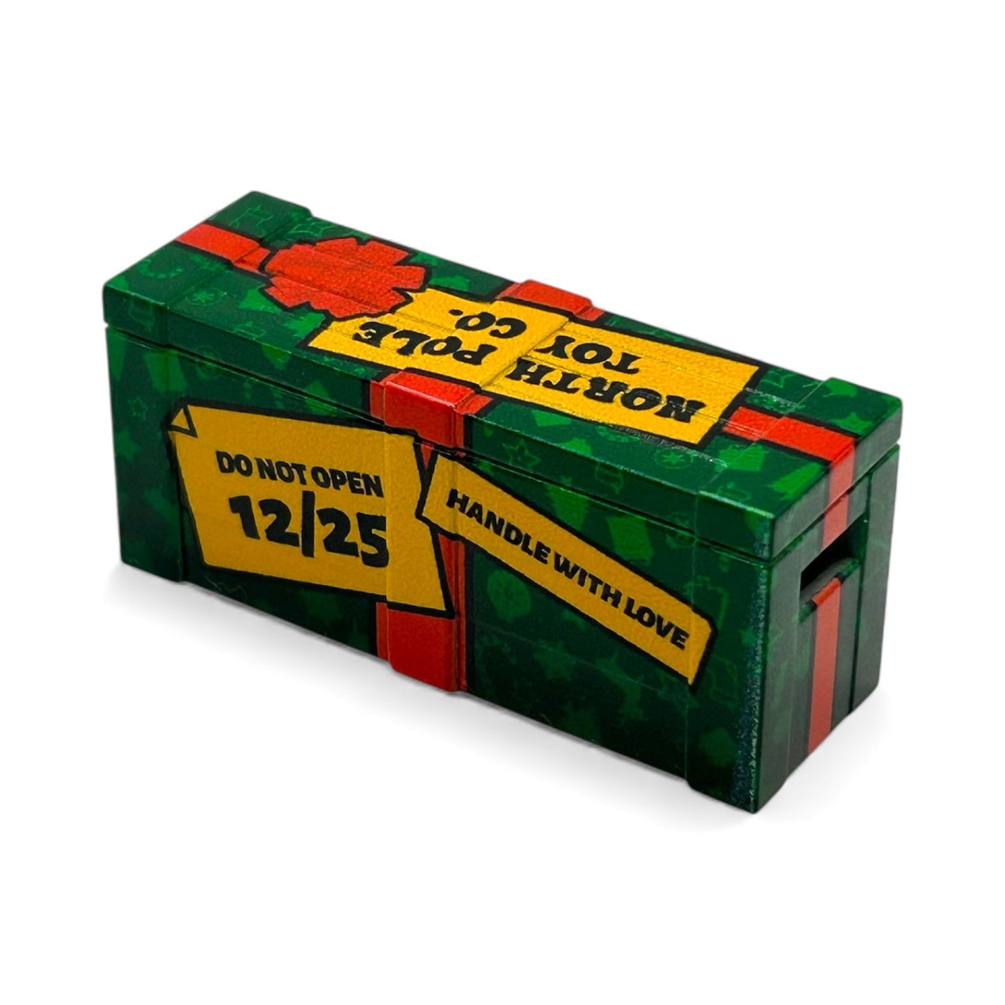 Christmas North Pole Toy Co. BrickArms Crate