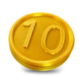 実物大10セント硬貨／コスプレ