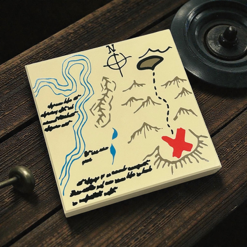 Life-Size Holy Grail, Red X Mountains Treasure Map Tile / Cosplay