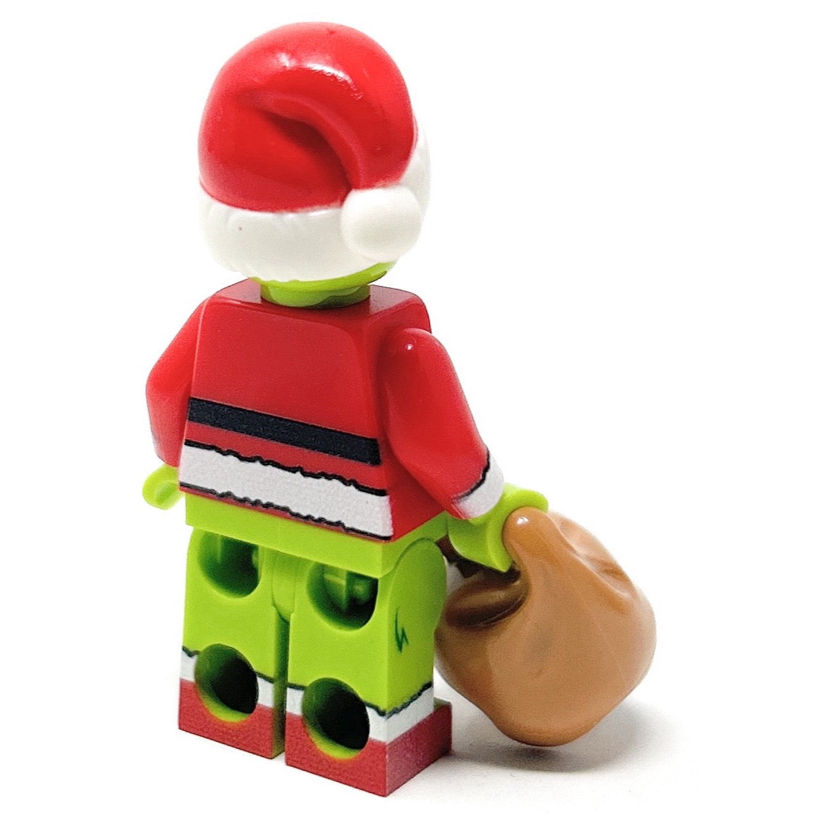 レゴパーツで作られたカスタムミーンワンクリスマスミニフィグ - B3カスタムズ