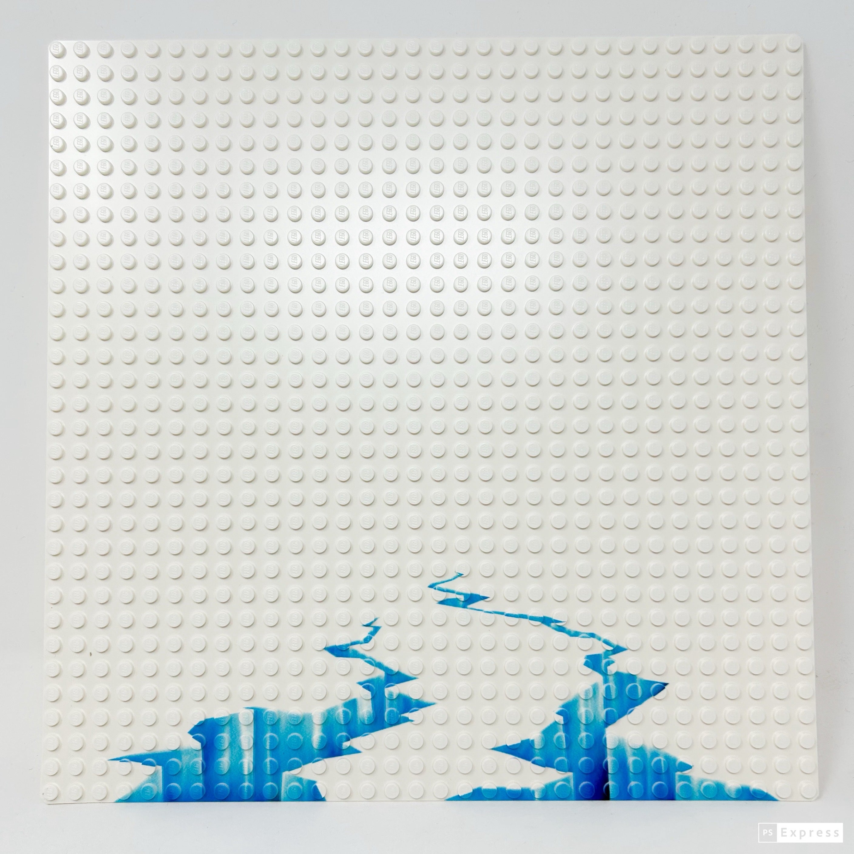 LEGOベースプレートで作られた北極の割れた氷／氷河ベースプレート - B3カスタムズ
