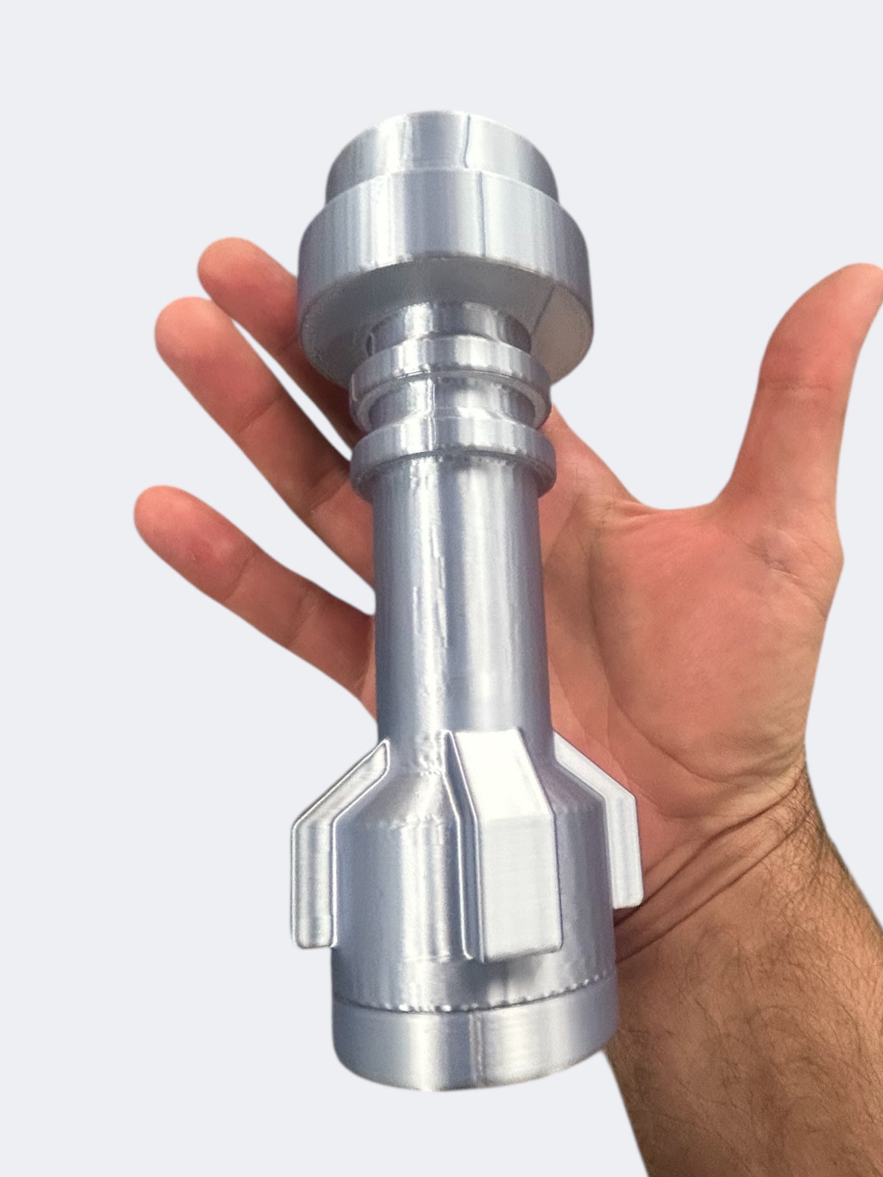 Épée à lame noire rétractable grandeur nature en briques sombres / Cosplay