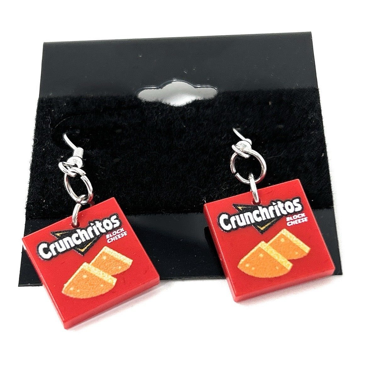 Crunchitos Earrings made from LEGO parts - B3 Customs