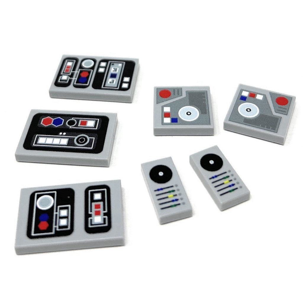 Pack de panneaux de commande (Série 1) fabriqué à partir de pièces LEGO - B3 Customs
