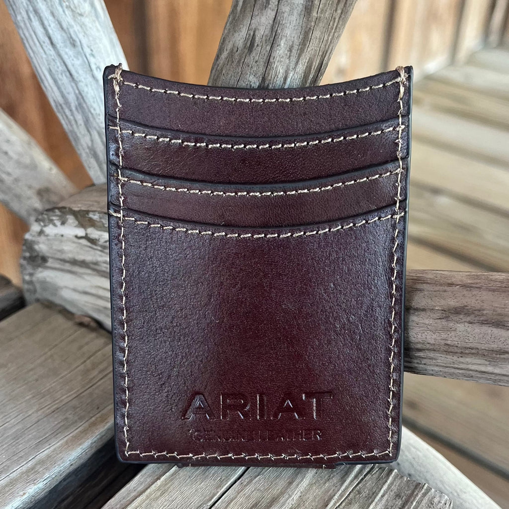 Pince à billets florale marron | Ariat