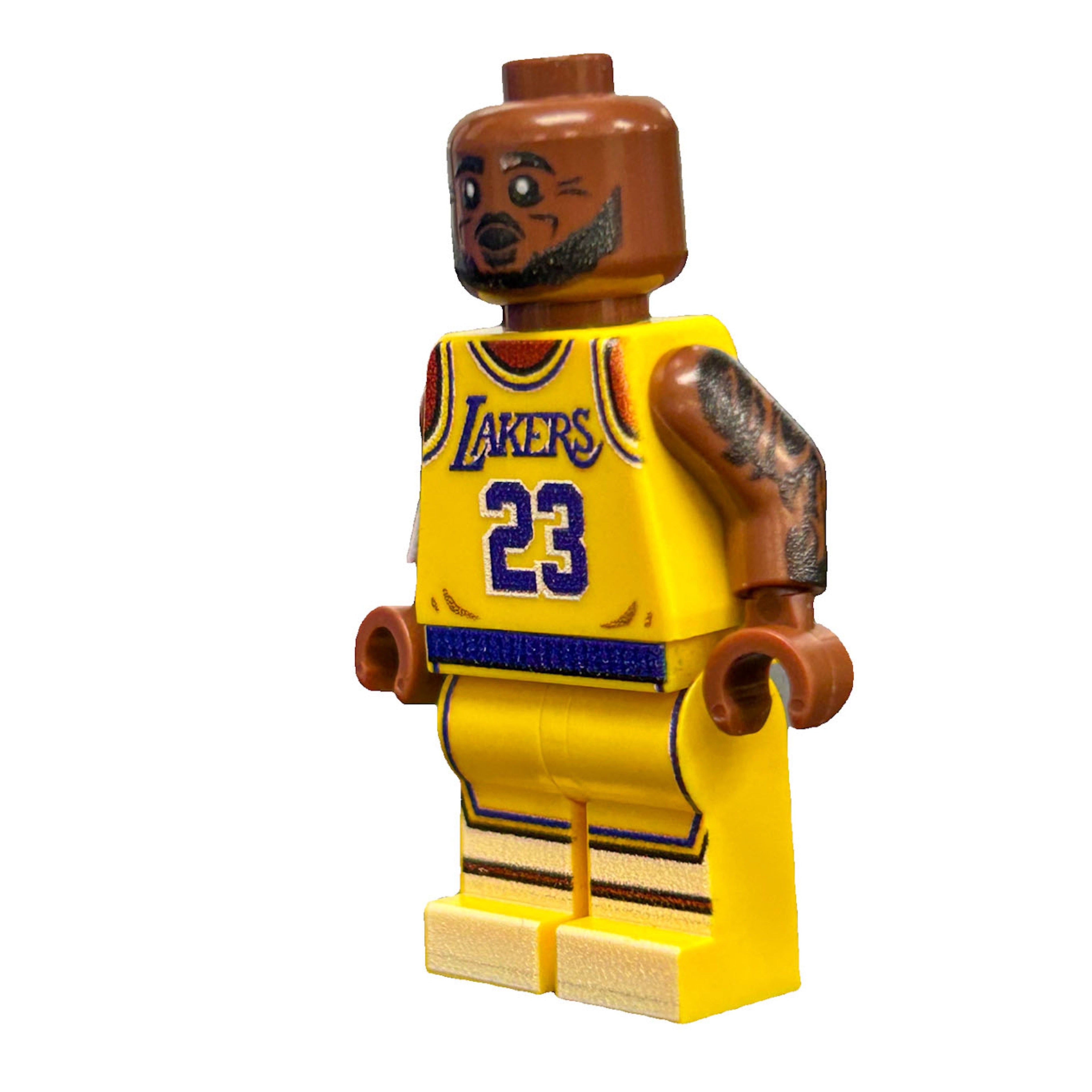 Lebron #23 LA Basketball Player Minifig